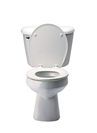 Water–efficient toilets, such as low–flow toilets, are a great way to reduce household water use.