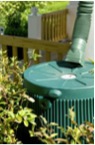 A rain barrel is one of the many tools homeowners can use for sustainable gardening and sustainable landscaping.