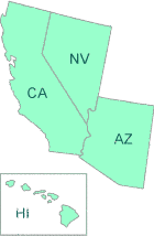 Map of EPA Region 9