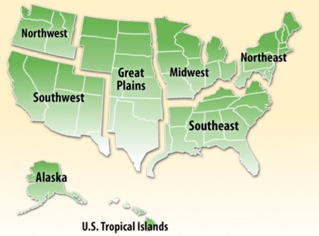 Regional US Map