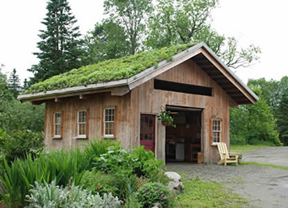 Green roof in Crafstbury, Vermont