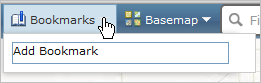 Screenshot of bookmarks widget options