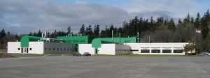 Aerial photo of EPA’s Region 10 Laboratory in Manchester, Washington.