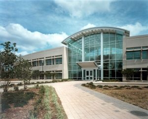Photo of the National Computer Center in Research Triangle Park, North Carolina.