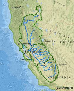 Interactive Watershed Map of California