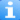 Info icon which reveals metadata information icon (white lowercase “i”, on light-blue background)