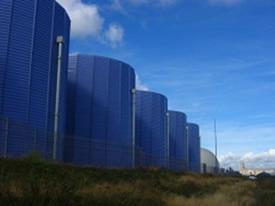 Anaerobic digesters in field