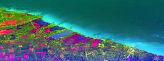 Hyperspectral image of the western Rochester Embayment AOC