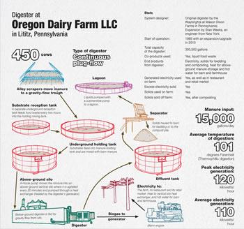 Oregon Dairy Farm Infographic