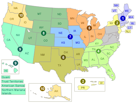 EPA US map