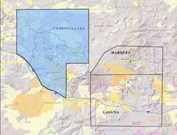 Grants Mining District Map - Ambrosia Lake