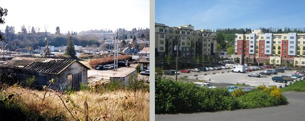 Rainer Court – Seattle, WA, before and after redevelopment