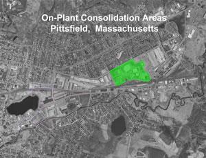 Aerial map of the On-Plant Consolidation Areas