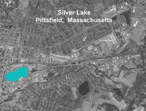 Aerial map of the Silver Lake