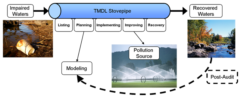 Example of a model used to help develop a management plan.