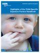 Cover of the Highlights of the Child Specific Exposure Factors Handbook (2009)