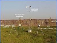 Photo of air monitoring instruments.