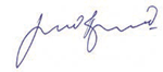 Jared Blumenfeld Signature
