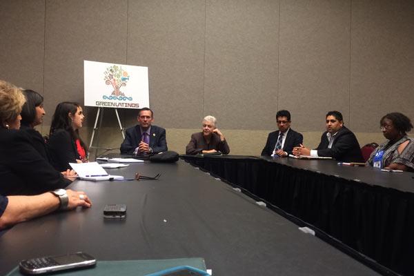 Administrator McCarthy meets with the national non-profit organization "Green Latinos"