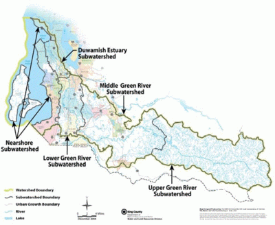 Illustrated Map of the Green-Duwamish Watershed