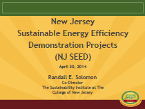 New Jersey Sustainable Energy Efficiency