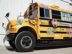 Scholastic's traveling Magic School Bus