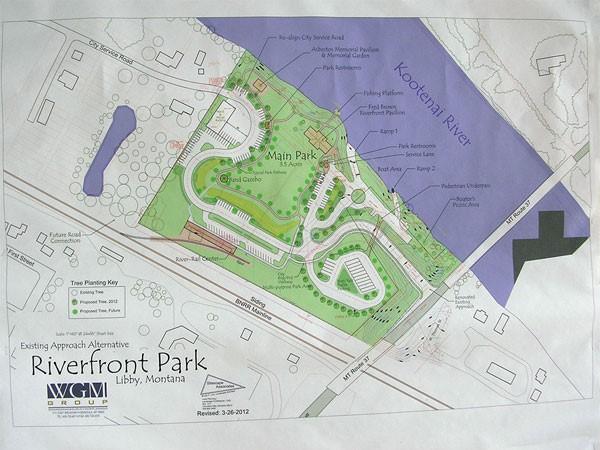 Map of Riverfront Park