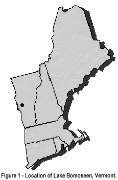 Figure 1 - Location map of Bomoseen, Vermont