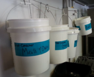 Pictures of Kupu Hawai'i organization buckets 