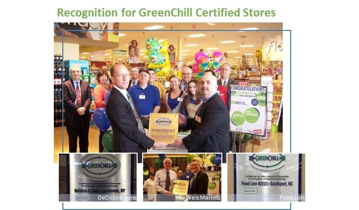 Recognition for GreenChill certified stores