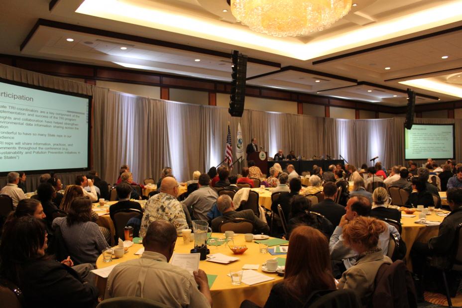2012 TRI Conference attendees listening to one of the plenary speakers.