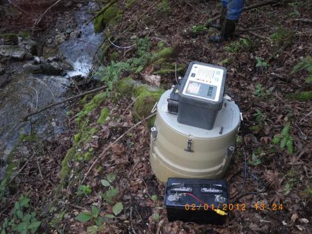 EPA sampled Permanente Creek upstream/downstream of Pond 4A outfall to collect water quality data.