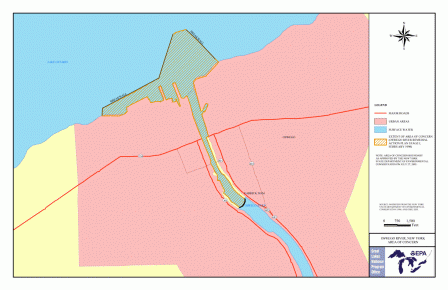 Oswego River Boundary Map