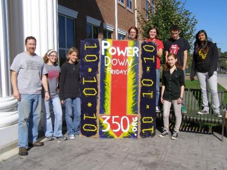 Figure 1: Students and Staff Showcasing Their Power Down Friday Initiative.