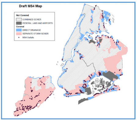 Draft New York City MS4 Map