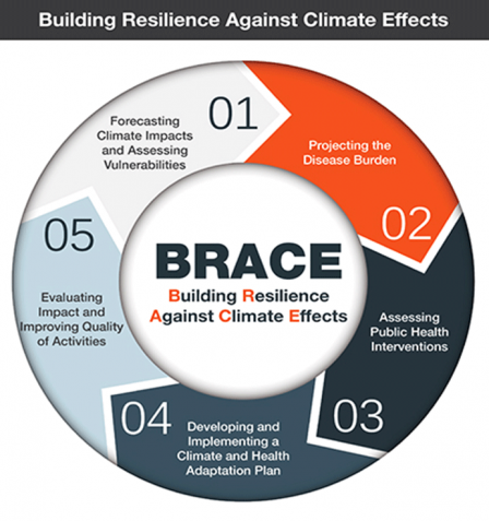 CDC’s Building Resilience Against Climate Effects (BRACE) framework