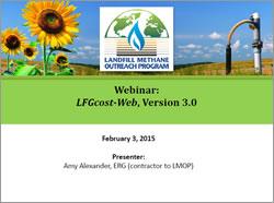 LFGcost-Web, Version 3.0 Webinar Presentation Screenshot