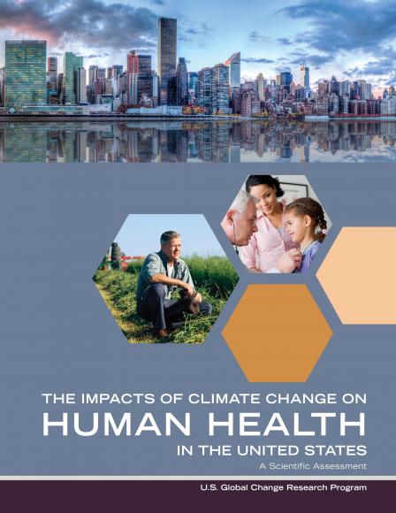 The Impacts of Climate Change on Human Health report cover