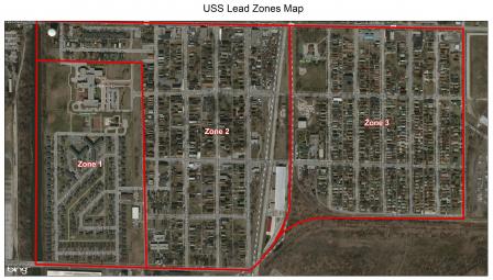 USS Lead Zones Map
