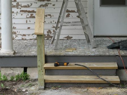 Casa con pintura a base de plomo en proceso de renovación. Foto cortesía de US EPA.