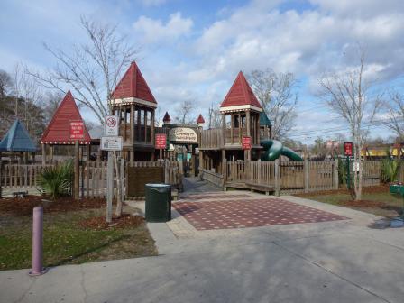 Slidell community playground at Heritage Park