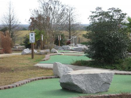 The mini-golf course on the site