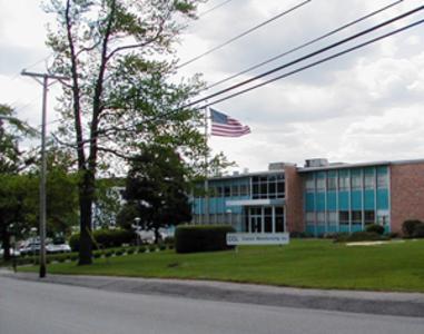 The CCL Custom Manufacturing facility, an on-site business, on Martin Street.