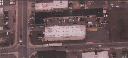 An aerial view of the Preferred Plating Corp. site
