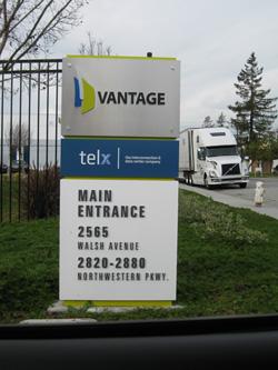 Sign to Vantage Data Center campus