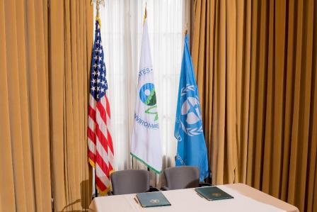flags: EPA, UNEP and the United States of America