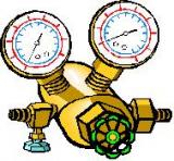 Image of a tank pressure gauge