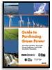 Guide to purchasing green power brochure