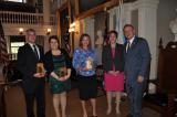 Annual Award Winners Scott Sheehan, Jodie Hollister and Anne Maherakis from the Hanscom Rides Partnership