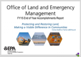 OLEM FY15 Accomplishments Report
